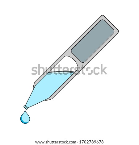 artificial tear lubricant eye drop container vector (how to use)