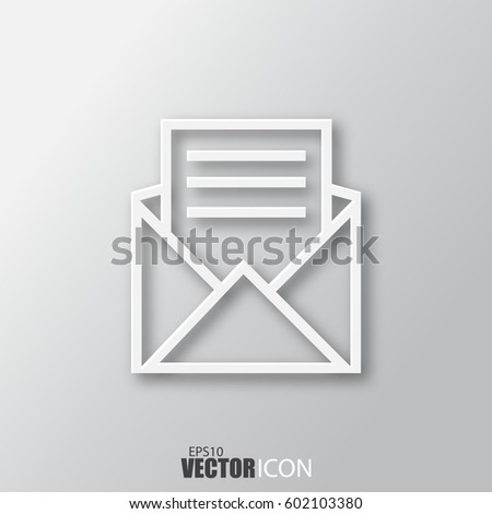 Royalty Free Stock Photos And Images Open Envelope Letter Icon In