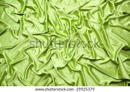 The lime green satin in random pattern is shot in wide angle, can be use for background, card design, etc.