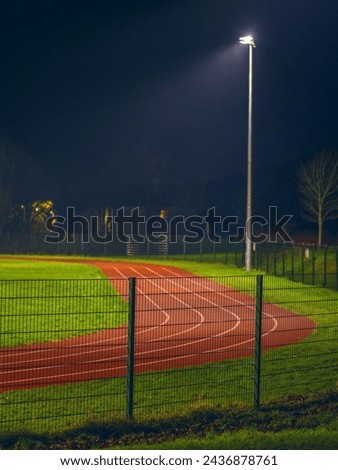 Similar – Image, Stock Photo Sports field in winter in Neukölln