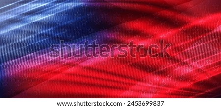 Abstract background of the flag of the United States of America. USA flag background for your design. Vector illustration