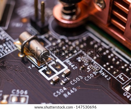 macro microchip Board computer