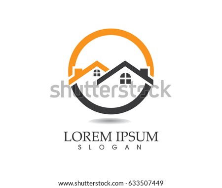 Real estate and home buildings logo icons template
