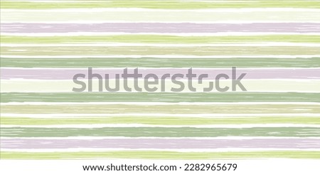 Stripes pattern, spring green striped seamless vector background, grass brush strokes. pastel grunge stripes, watercolor paintbrush line Stockfoto © 