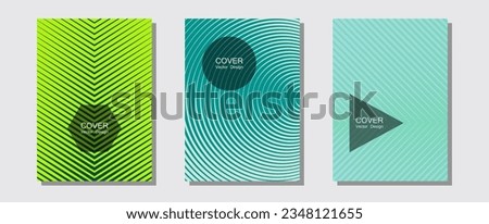 Abstract shapes of multiple lines halftone patterns. Music placards. Halftone lines music poster background. Contemporary collection. Cool abstract shapes gradient texture backgrounds.