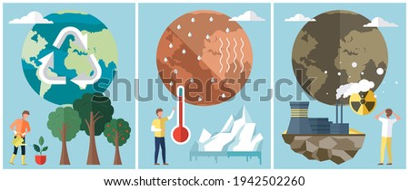 Similar – Image, Stock Photo Eco Global Warming Ecology