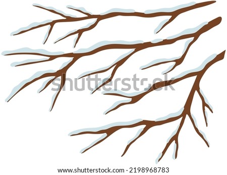 Similar – Image, Stock Photo Branches with snow