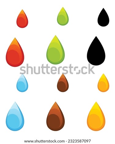 Water and juice splash liquide. Vector Illustration. A water drop, momentary disruption in calmness of pond Fresh juice splashed, playful exhibit of refreshing beverage A drop shape, beautiful echo