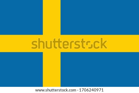 vector design element - flag of Sweden