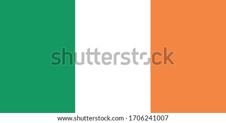 vector design element - flag of Ireland