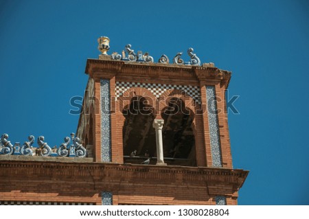 Similar – Image, Stock Photo Eclectic glazed facade of an urban building