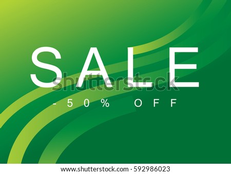 Sale poster with abstract background pattern/ Line vector art background