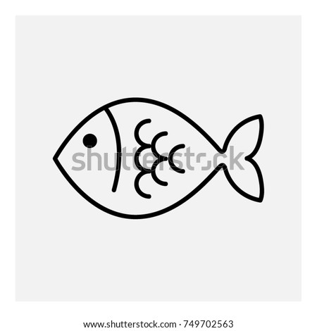 Fish Outline Icon
