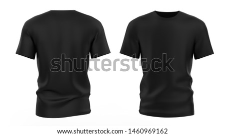 Round Neck T-Shirt Template Vector Illustrator Pack | Download Free ...