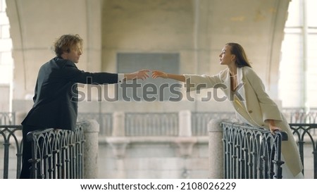 Similar – Image, Stock Photo Man reaches into a laundry basket