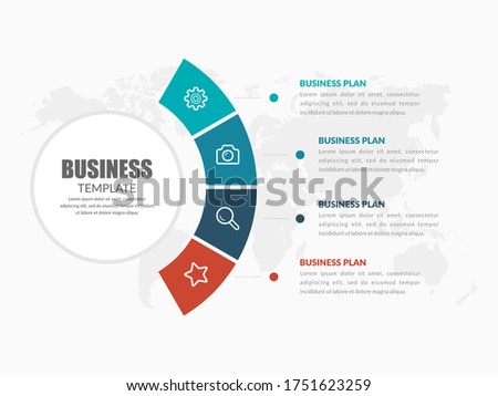Creative Infographic Element for Business Strategy Premium Vector