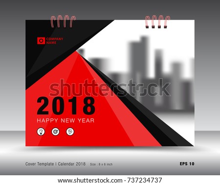 cover calendar 2018 template