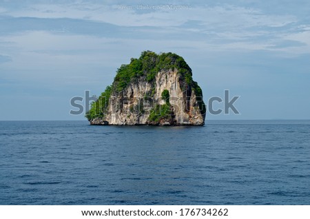 Little island in Andaman sea