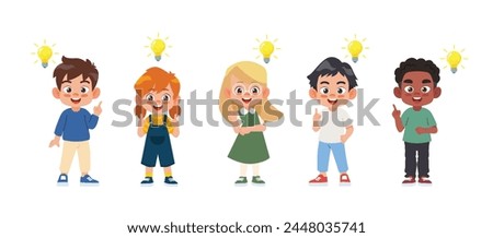 Children come with great ideas and light bulbs.