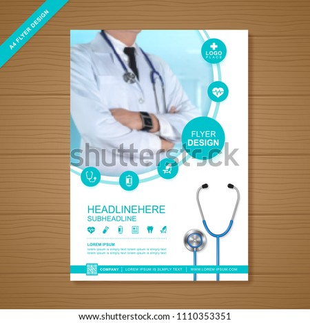 health care cover template design for a report and medical brochure design, flyer, leaflets decoration for printing and presentation vector illustration