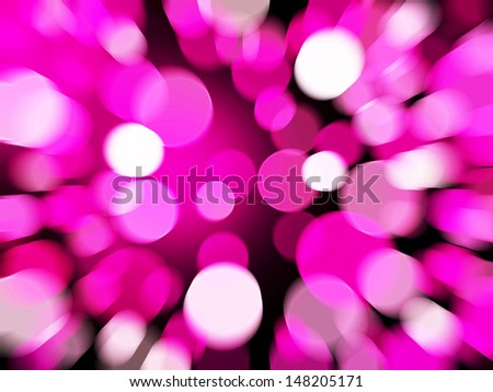 Elegant abstract background zoom circular pink bokeh