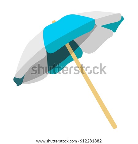 Illustration of beach umbrella