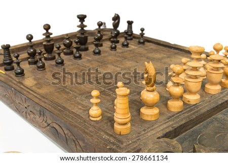 The knight is a piece in the game of chess It is normally represented by a horse's head and neck. Each player starts with two knights, which begin on the row closest to the player.