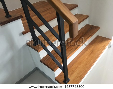 Image, Stock Photo stair tread corner Stairs