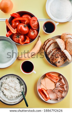 Similar – Foto Bild Frühstück in den Sommerferien auf dem Campingplatz zubereitet