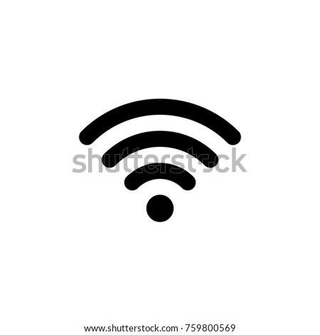 Wifi connection signal vector icon