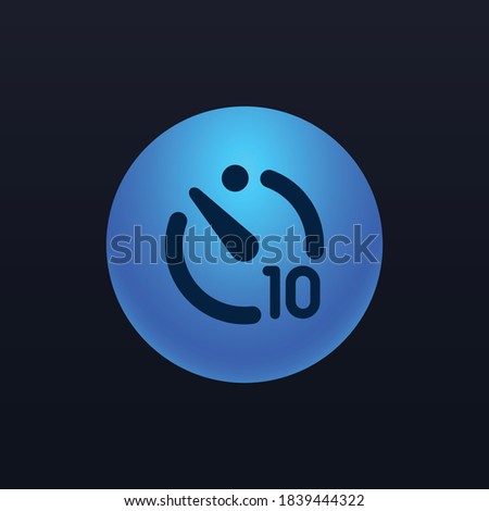 Selftimer 10s - App Icon Button