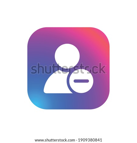 Delete User - App Icon Button