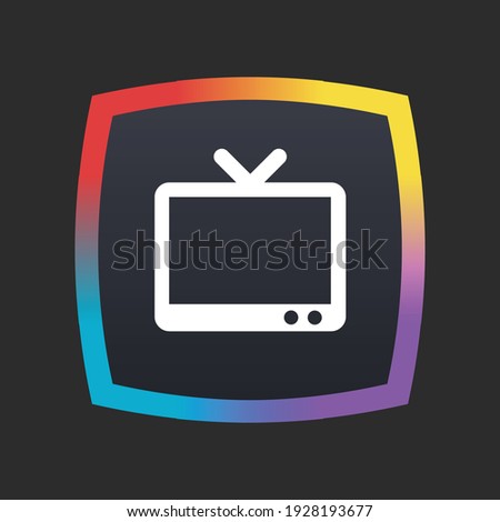 Television - App Icon Button