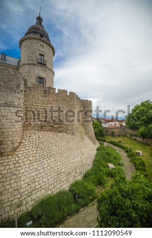 Simancas's castle, Valladolid, Spain Stock fotó © 