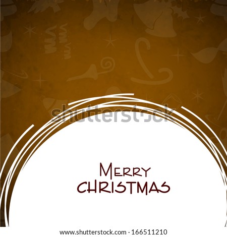 Merry Christmas celebration flyer, banner, poster or invitation.