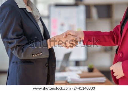 Similar – Image, Stock Photo Hands Setting Up The Fitness Smart Watch Before Workout