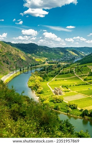 Similar – Image, Stock Photo Cochem on the Moselle