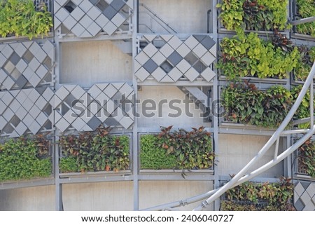 Similar – Image, Stock Photo urban interweaving of nature, people and culture