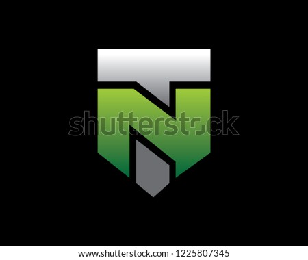 T, N, TN, logotype Stok fotoğraf © 