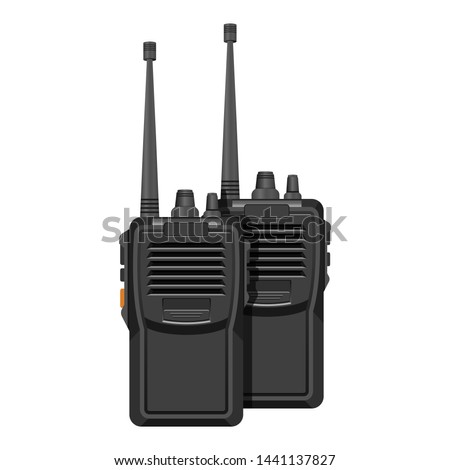 Walkie talkie vector design illustration isolated on white background