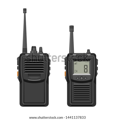 Walkie talkie vector design illustration isolated on white background