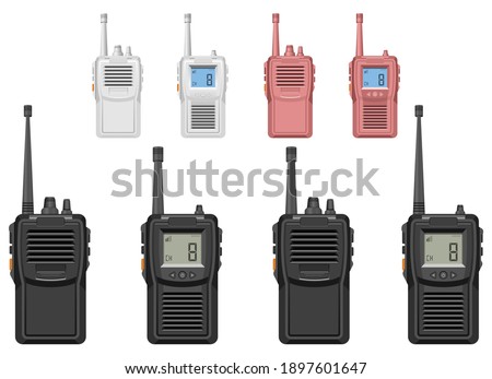 Walkie talkie vector design illustration isolated on white background