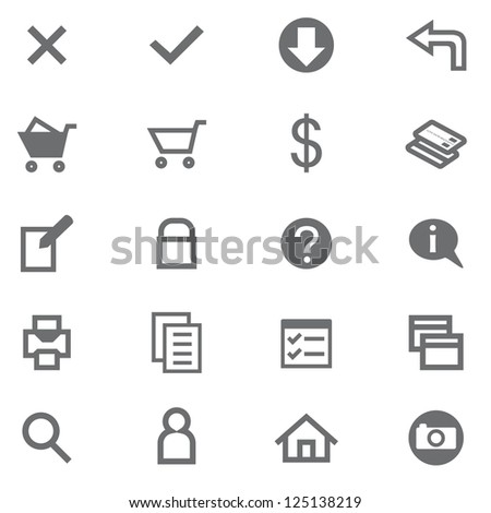 An icon set for web use.