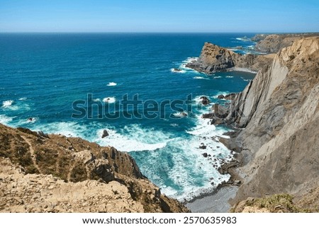 Similar – Foto Bild Der stürmische Atlantik am Playa del Roque de las Bodegas auf Teneriffa, Spanien