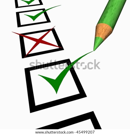 Checklist Stock Photo 45499207 : Shutterstock