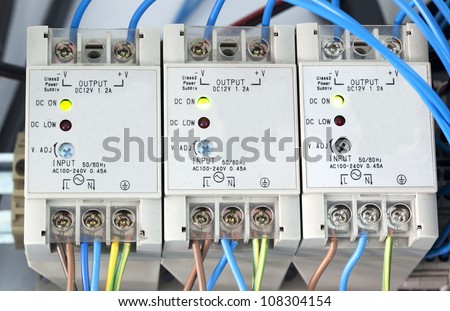 Power supply of electric current