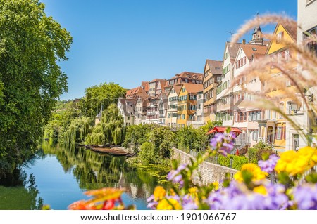 Similar – Image, Stock Photo Old town of Tübingen