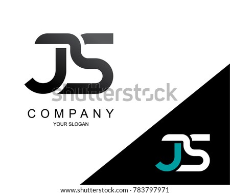 Letter JS Logo Icon Design Template Element