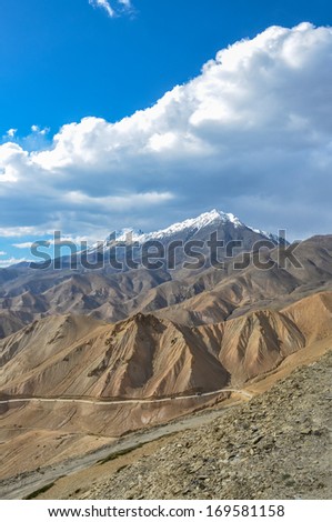 Landscapes of Indian Tibet travel, mountains - the wonders of nature and spirit.