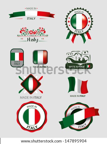 Made in Italy, Seals, Flags